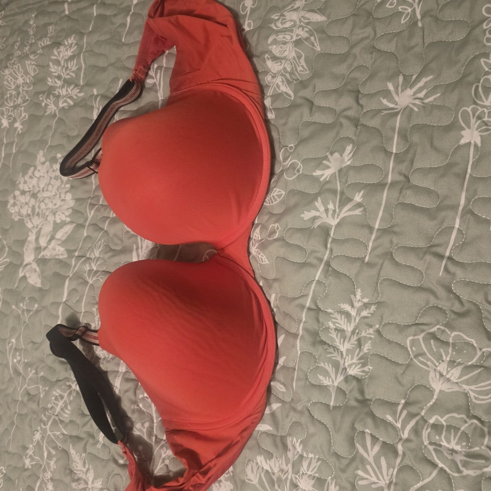 Victoria's Secret Orange Underwire Bra Intimates